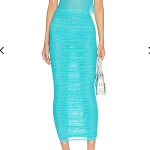 NWT Bright blue Marine Maxi Skirt Lovers and Friends